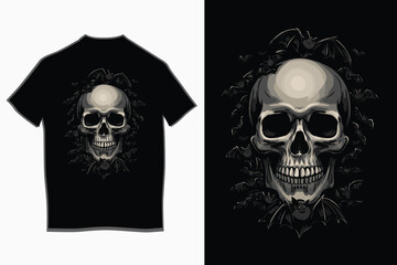 Fototapeta premium Exciting halloween t-shirt design featuring diverse expressions and scary jack-o'-lanterns perfect for holiday design and decor Halloween t-shirt design
