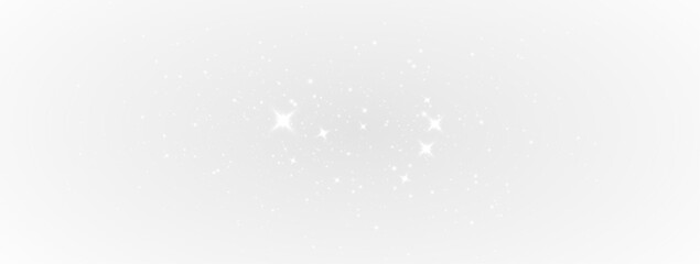 Elegant golden particles with dazzling stardust glow, luminous spark and shimmering bokeh in abstract transparent background for seasonal holiday card illustration and decoration.