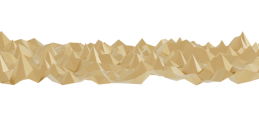 Abstract background image featuring a low poly mountain range in beige tones. Perfect for presentations or design projects.