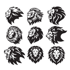 set of black and white tattoos