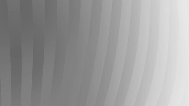 Abstract background of gray gradient and shifting white vertical bars. Suitable for modern design projects, presentations, digital art, and web backgrounds.