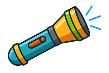 vector illustration of a torch light