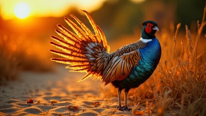 Natural scenes of outdoor birds