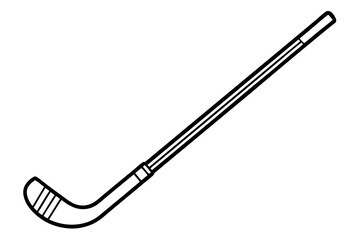 hockey stick isolated on white
