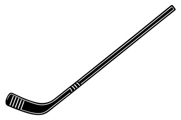 hockey stick and puck