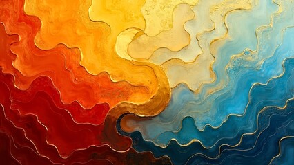 Artistic creation of color patterns
