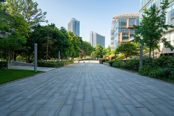 Fototapeta premium Park forests in technology parks