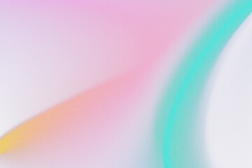 Abstract neon aurora swirls of emerald green and golden hues amidst deep purple and black overlay