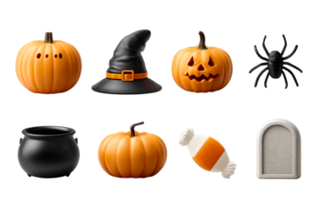 Spooky pumpkin Halloween decor