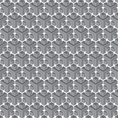 Modern geometric cube pattern background for design and decor