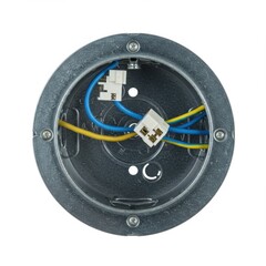 Electrical junction box with wires arranged in circular layout  