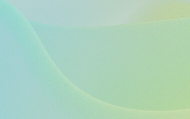 Serene abstract gradient flowing waves of teal and green with subtle texture and soft lighting overlay