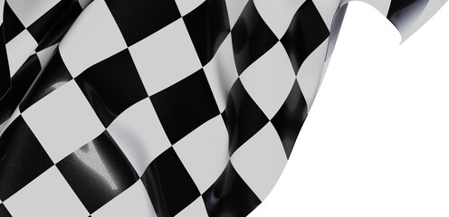 Dynamic checkered flag image, perfect for sports, racing, victory, competition themes. High-resolution background.