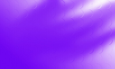 Deep purple background with a subtle, shimmering scale pattern.