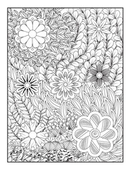 Zentangle Coloring Pages | Relaxing Stress Relief Coloring Book for Adults | Intricate Abstract Patterns.