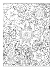 Zentangle Coloring Pages | Relaxing Stress Relief Coloring Book for Adults | Intricate Abstract Patterns.