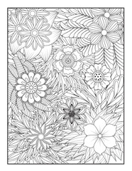 Zentangle Coloring Pages | Relaxing Stress Relief Coloring Book for Adults | Intricate Abstract Patterns.