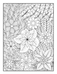 Zentangle Coloring Pages | Relaxing Stress Relief Coloring Book for Adults | Intricate Abstract Patterns.