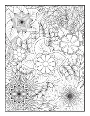 Zentangle Coloring Pages | Relaxing Stress Relief Coloring Book for Adults | Intricate Abstract Patterns.