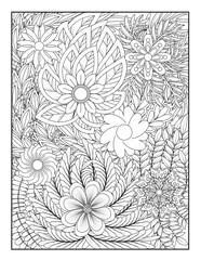 Zentangle Coloring Pages | Relaxing Stress Relief Coloring Book for Adults | Intricate Abstract Patterns.