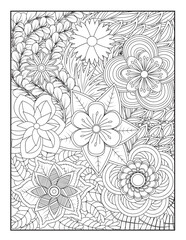 Zentangle Coloring Pages | Relaxing Stress Relief Coloring Book for Adults | Intricate Abstract Patterns.