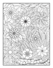Zentangle Coloring Pages | Relaxing Stress Relief Coloring Book for Adults | Intricate Abstract Patterns.