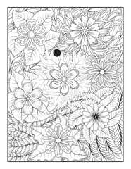 Zentangle Coloring Pages | Relaxing Stress Relief Coloring Book for Adults | Intricate Abstract Patterns.