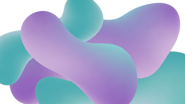 Abstract flowing shapes in serene pastel colors, perfect for modern design & branding projects