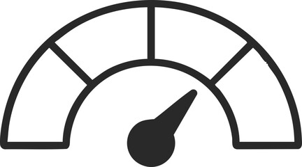 Performance Gauge Meter Icon