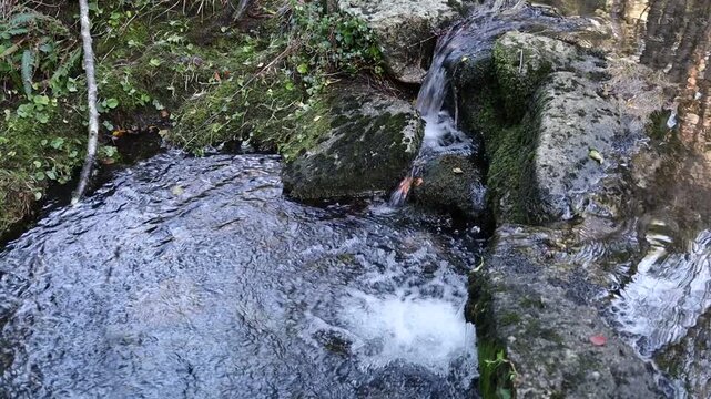 
Small waterfall, inside the Peneda Ger&ecirc;s National Park, northern Portugal...3
