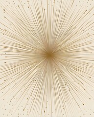 골드 스타버스트 라인 추상 아트 배경