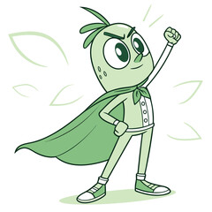 green pea general vector design.