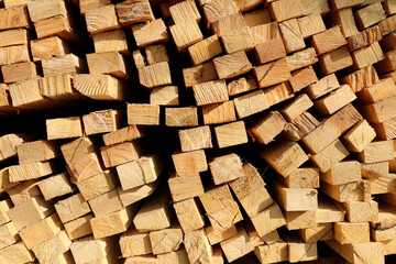 piles of wood ready to be offered to buyers