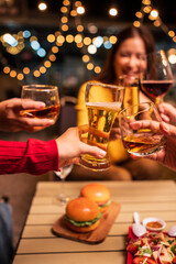 Celebrate whisky at an intimate party at a camping restaurant. A group celebration.	