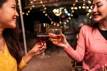 young man with a glass of wine