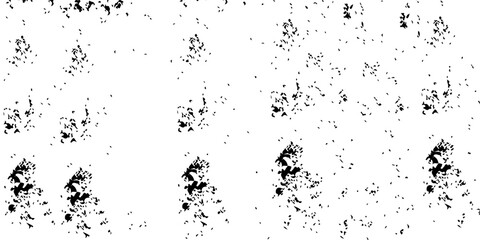 Abstract grunge black ink splatter on white background