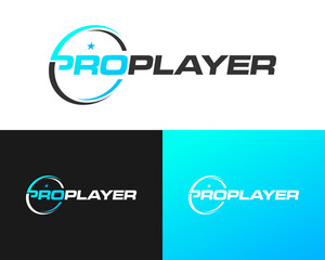 Pro Player Logo Modern Esports Branding