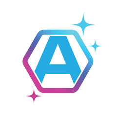 Letter A logo, A logo, AI logo set, modern and minimal design, tech-inspired, colorful icons and symbols, suitable for artificial intelligence, innovation, branding, startups, and digital identity.