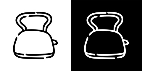 bread toaster machine. kitchenware icon cartoon vector