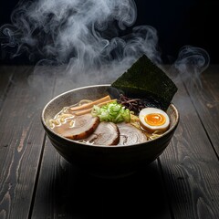 Steaming Japanese Ramen