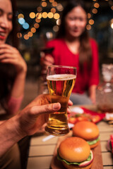 young man in bar