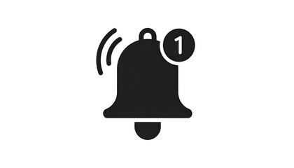 Simple notification bell icon