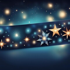 Illustration de scintillement et d'&eacute;toiles.