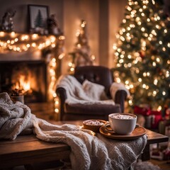 Ambiance chaleureuse un soir de d&eacute;cembre.