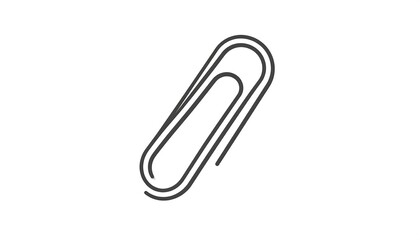 Obraz premium Simple paperclip graphic