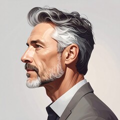 Portrait of a mature man