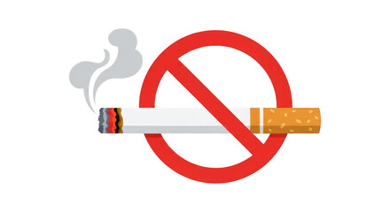 Forbidden smoking health awareness icon
