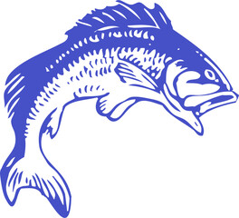 blue fish