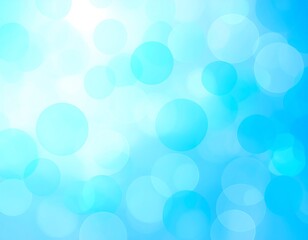 Light blue bokeh background