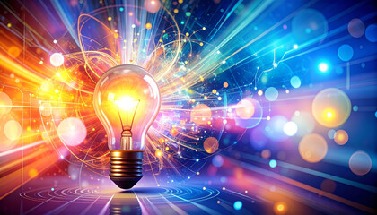 Abstract Inspiration: A Lightbulb and a Universe of Ideas